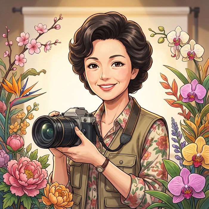 海角网植物摄影师陈晓梅